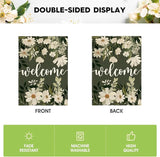 AVOIN colorlife Daisy Spring Flowers Garden Flag 12x18 Inch Double Sided Outside, Seasonal Floral Welcome Yard Outdoor Flag