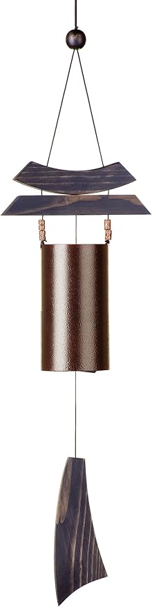 Woodstock Chimes Signature Collection, Dharma Cowbell, 28'' Wind Bells for Outdoor, Patio, Home or Garden Décor (DB)