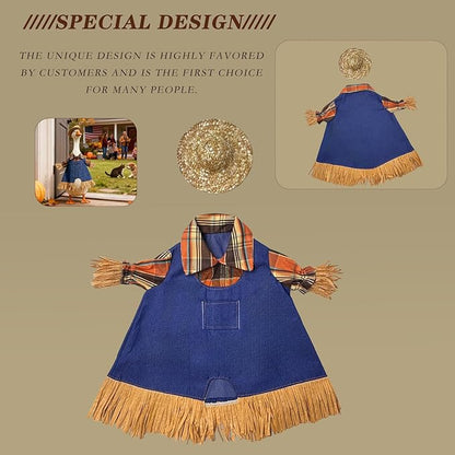 Independence Day Style Cute Outfit for 23-Inch Cement Goose – Outdoor Garden Yard Porch Decor