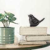 Cast Iron Bird Sculpture Outdoor Statue Hollow Carved Bird Tabletop Decor Figurines,Creative Animal Statues Indoor Outdoor Garden Home Decoration
