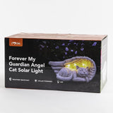 iHeartCats Forever My Guardian Angel Cat Memorial Garden Solar Light Gift