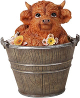 Statue Animal Figurine Creative Unique Collectible Rustic Sculpture Garden Statue for Patio Yard Countryside