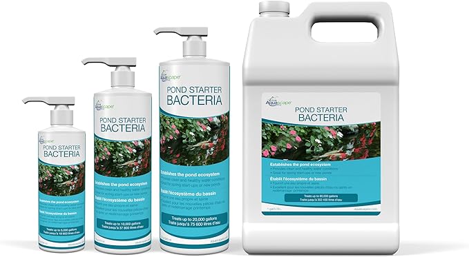 Aquascape 96015 Pond Starter Bacteria Water Treatment for Pond and Water Features, 32-Ounce