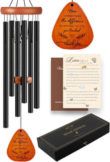 Thank You Gifts for Women Men, Thank You Wind Chimes Gifts, Appreciation Gift for Coworkers, Teacher, Boss, Nurse, Employee, Friend, Office, Pastor