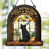 Jesuspirit - Window Hanging Suncatcher – Crystal Clear Acrylic & Wood Sun Catcher for Home Decor, for Women (Your Book Nook, 6 Inches)