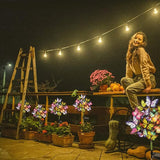 Adecorty Solar Garden Lights Solar Lights Outdoor Waterproof Decorative 4 Pack with 88 LED 68 Butterfly Solar Lights for Garden Yard Decor Christmas Decorations, Gifts for Mother's Day Mom