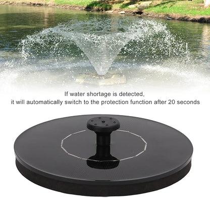 Solar Water Fountain, Mini Solar Powered Outdoor Bird Bath Floating Water Fountain Pump for Patio, Lawn, Garden, Pond, Pool, Fish Tank
