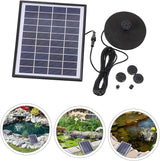 POPETPOP Solar Fountain Set Solar-powered Outdoor Water Pump 380l/h Durable Easy to Clean