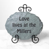 Let's Make Memories Personalized Rockin' Family Garden Stones - Garden Décor - Large - Customize Message