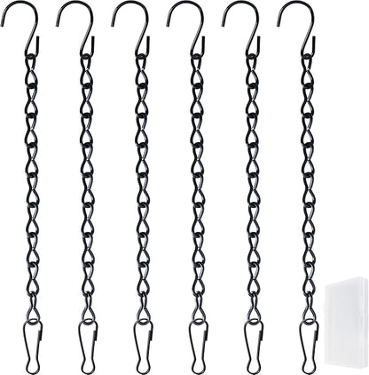 VRSS Hanging Chains for Hanging Planter Basket Bird Feeder Lanterns Ornaments Wind Chimes Billboards DIY Crafts (9.5 inch 6pcs)