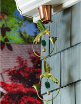 Evergreen Garden Rain Chains (Hummingbird Circles)