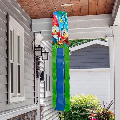 Gnome Sweet Gnome Spring Windsock 40" L Briarwood Lane