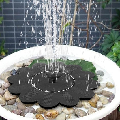 Bird Bath Solar Fountain | Solar Powered Fountain Pump,Waterfalls Outdoor Birdbath for Pool Pond Landscape Yard Patio Porch Deck Backyard