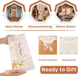 Housewarming Gifts New Home for Couple Family Women Men, 32" Wind Chimes with Gift Box & Card, House Warming Gifts for New Homeowners, Cozy New Home Decor Garden Patio Yard Indoor Outdoor
