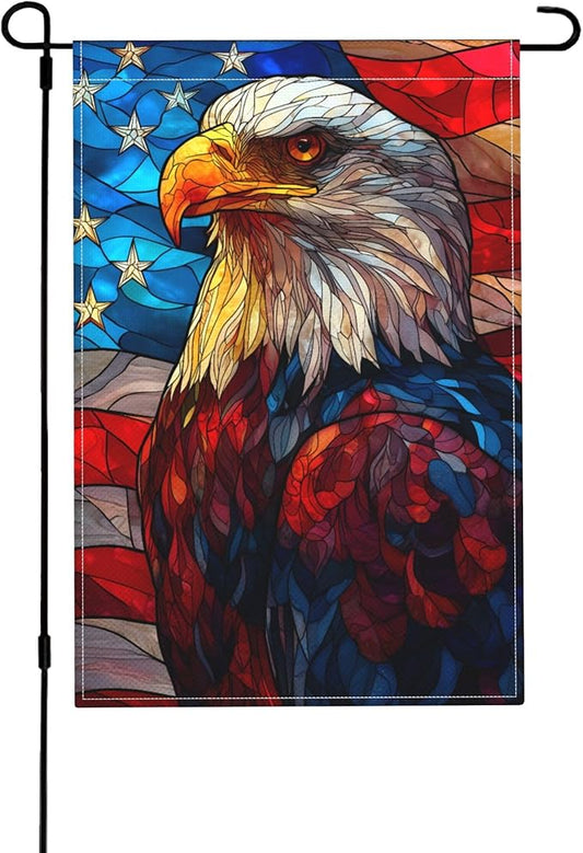 Bird Garden Flag Seasonal Double Sided 12 x 18 Inch Small Yard Flag for Indoor Outdoor Decor Holiday All Seasons