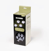 Wireless Set of 4 Solar Dog Paw Print Lights Garden Statue Lantern LED Path 3.75" Light Outdoor Animal Pet Lamp