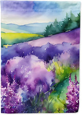 Caroline's Treasures New Hampshire Purple Lilac in Watercolor Garden Flag Mailbox Flag Decorative Yard Flag Banner Outside Patio Artwork Yard Flower Beds, Garden Size, Multicolor