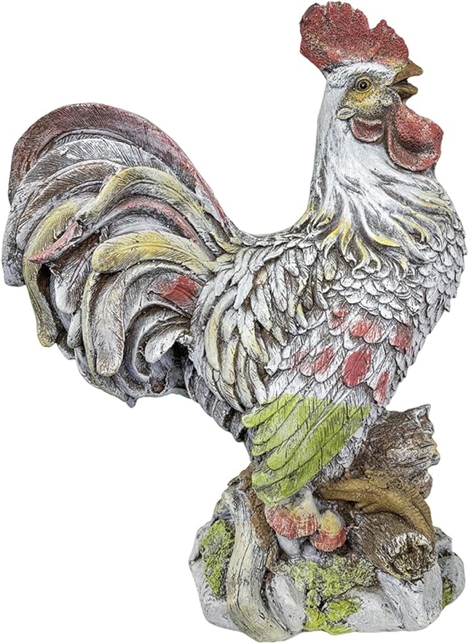 Baoblaze Garden Statue Animal Sculpture, Resin Figurine, Yard Art Decor for Backyard, Courtyard, Outside, Lawn, Home