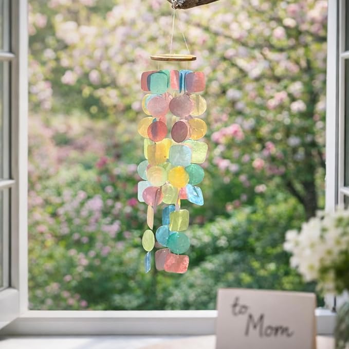 Solange & Frances Garden Decor, Patio Decor, Wind Chimes for Outside,Patio Decorations Outdoor and Front Porch Decor. Unique Gifts for Women, Ideas, Birthday Gifts for Women
