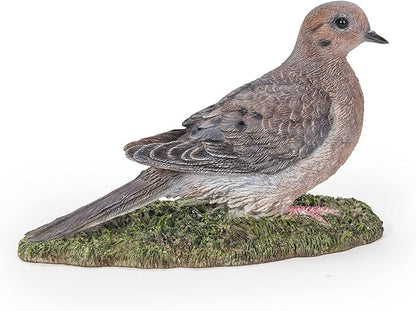 Hi-Line Gift Various Bird on Stump Statues (Mourning Dove)