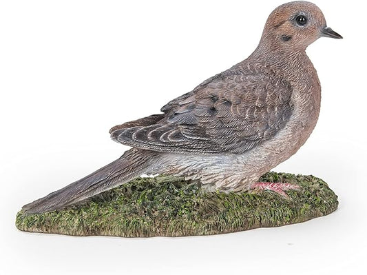 Hi-Line Gift Various Bird on Stump Statues (Mourning Dove)