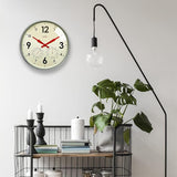 Cloudnola Indoor Outdoor Waterproof Metal Wall Clock with Thermometer and Hygrometer, Zinc Gray, 12 inch Silent Non-Ticking Battery Operated Quality Quartz Round Clock for Patio and Home Decor