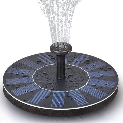 Meichoon Solar Fountain Pump 3.5W with 6 Nozzles Birdbath Water Feature Independent Floating Fountain for Gardens Ponds Fish Tanks Aquariums Outdoors MY01