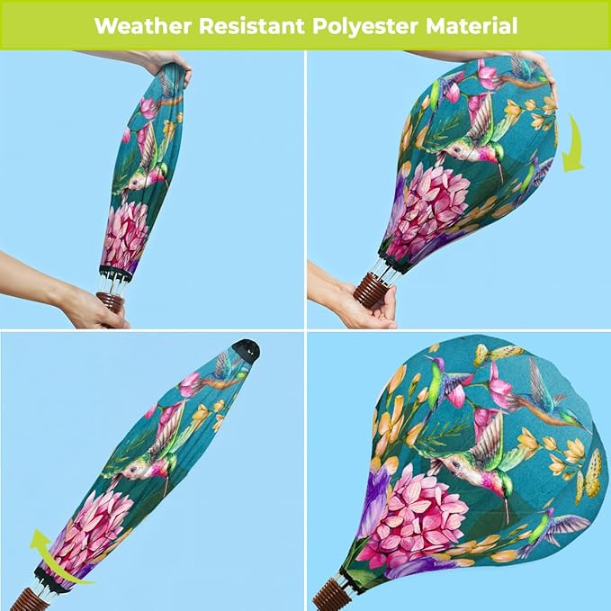 Briarwood Lane Springtime Hummingbirds Hot Air Balloon Spinner