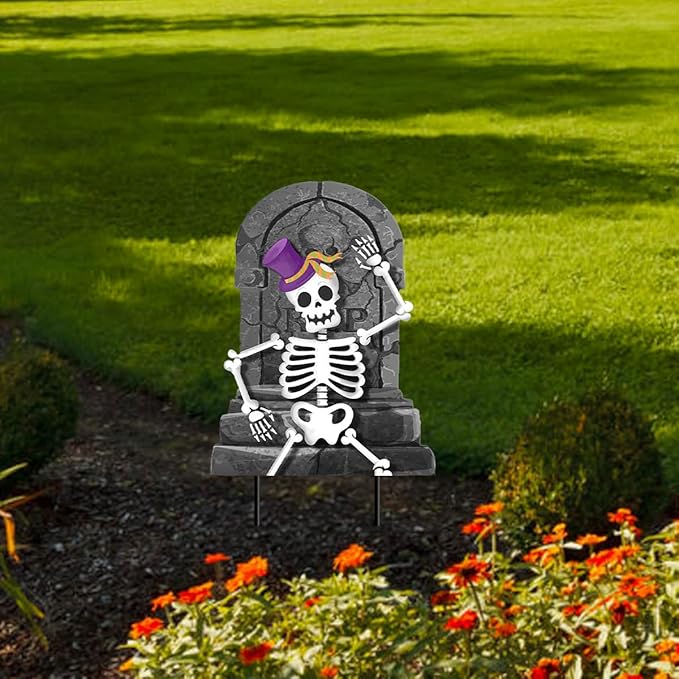 Briarwood Lane Dancing Skeleton Metal Art