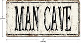 Madcolitote Rustic Man Cave Wood Signs Man Cave Custom Street Sign Vintage Wood Plaque Farmhouse Wall Art Farmhouse Wall Decor for Home Bars Clubs Cafes Man Cave Party 6x12in