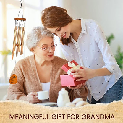 Gigi Wind Chime,Gifts for Gigi, Birthday Gift from Grandchildren, Gift Ideas for Mothers Day, Thanksgiving, Christmas