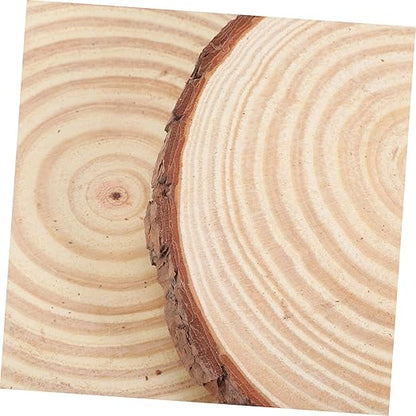 2pcs Outdoor Garden Stepping Stones Wood Log Thick Lawn Decor Pathway Walkway Landscaping Decorative