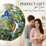 Hummingbird Gifts for Women, Hummingbird Sun Catcher for Window Hanging, Mothers Day for Mom Grandma Bird Lovers, Spring Suncatcher Garden Decor for Indoor Outdoor Windows(4)