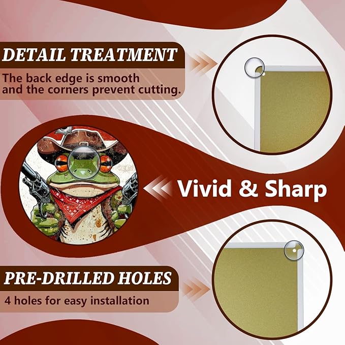 Frog Decor Funny Yard Sign Hippity Hoppity Get Off My Property Outdoor No Trespassing Warning Signs for Door Yard 8x12 Inch