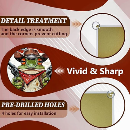 Frog Decor Funny Yard Sign Hippity Hoppity Get Off My Property Outdoor No Trespassing Warning Signs for Door Yard 8x12 Inch