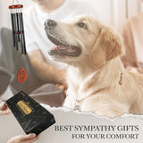 SteadStyle Pet Memorial Gifts for Dogs, Dog Memorial, Pet Memorial Wind Chime, Loss of a Dog Sympathy Gift, in Memory of Dogs Cats Gifts,Remembrance Bereavement Gift 25.5 in