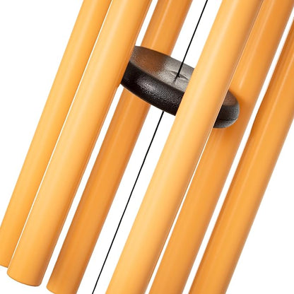 Woodstock Chimes Bells of Paradise Medium 32" Apricot Wind Chime for Outside, Outdoor Memorial Gift, Wind Chimes for Backyard, Porch, Garden Patio Decor BPMAP