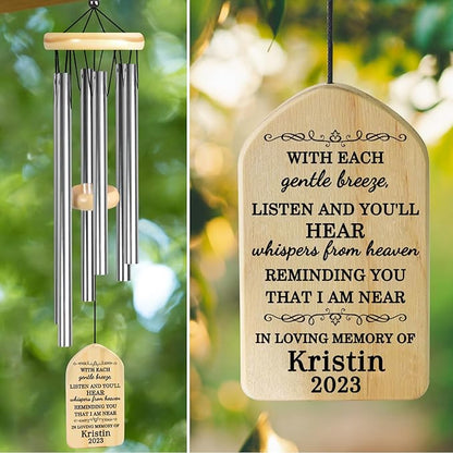 Memorial Wind Chimes - Sympathy & Remembrance Gifts for Loss of Loved Ones