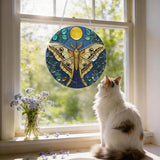 Butterfly Plant Acrylic Suncatcher, Indoor Window Wall Art, Decorative Acrylic Sun Catcher, Housewarming Gift, Butterfly Lover Gift for Birthday Christmas Thanksgiving