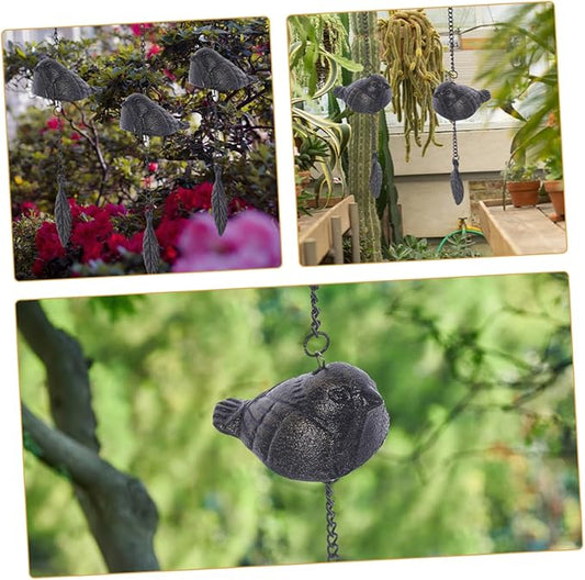 Milisten 2pcs Outdoor Wind Chime Iron Bell Pendant Garden Pendant Wind Chime for Outdoor Hanging Decoration