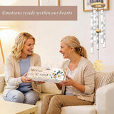 Bestie Gifts for Women, Best Friend Birthday Gifts, 32" Butterfly Daisy Modern Wind Chimes, Unique Friendship Gift for Birthday, Bestie Gift Ideas for Bestfriend BFF (for Bestie)