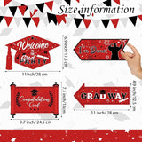 Camping Party Sign Camping Party Themed Directional Signs Camper Welcome Yard Outdoor Wall Sign Supplies Photo Props Backdrop Decoration Decor(Vibrant)