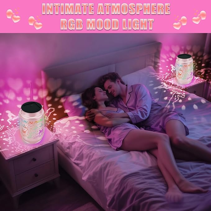 Valentine's Day Gifts for Him Her Anniversary Couple Gift Rechargeable Lantern Lamp Night Light Gag Gifts for Women Men Girlfriend Boyfriend Husband Wife for Birthday Wedding Funny Present