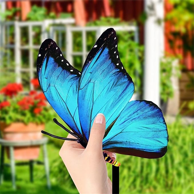 Animal Silhouette Sculptures - Acrylic Yard Art Decor Stakes，Cute Realistic Garden Ornaments for Backyard, Patio, Roof Décor, (D)