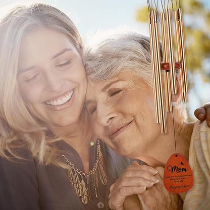 Gifts for Mom, Ideas Wind Chimes for Mom, Birthday Gifts for Mom from Son Daughter, Love Gifts for Thanksgiving Christmas Mothers Day
