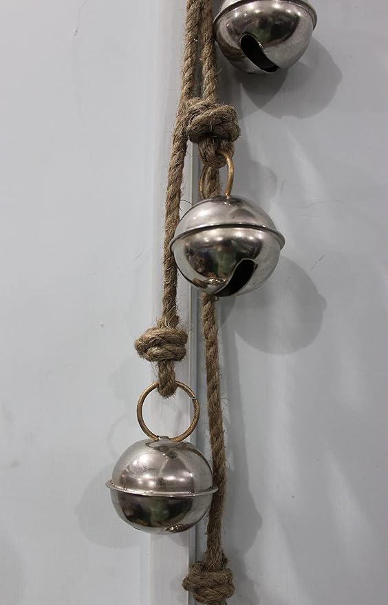 Mango Gifts Vintage Bells Hanging Chimes with Rope Tranquil Wind Chimes for Garden Outdoor and Patio (MGT22)