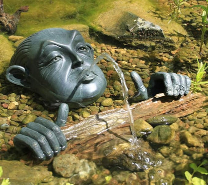 Aquascape Face and Hands Spitter Fountain for Ponds and Water Gardens | 78315