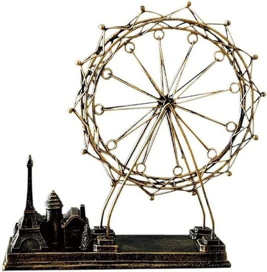 Garden Ornaments Decor Statue Outdoor,Outdoor Garden Sculpture Ornaments Art Iron Sculpture, Statue Romantic Metal Ornament Figurine Home & Office Decoration