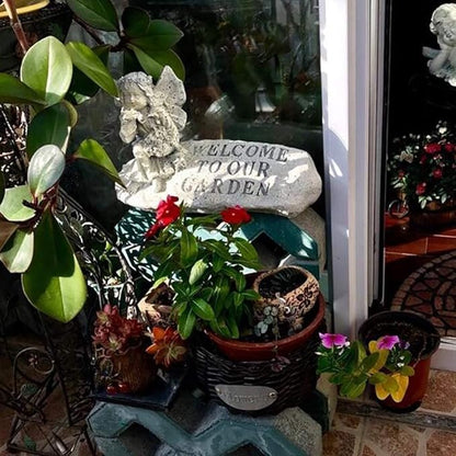 Garden Ornaments Resin Angel Bionic Stone Ornaments Villa Garden Courtyard Sculpture Park Landscape