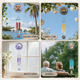 Tree of Life Wind Chimes - Metal Windchime with Spinners Outdoor Garden Patio Yard Decor Indoor Balcony Home Hanging Christmas New Year Housewarming Birthday Gift for Women Mom Grandma Wife
